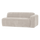 Mojo Base 2-Sitzer-element arm rechts rib ecru