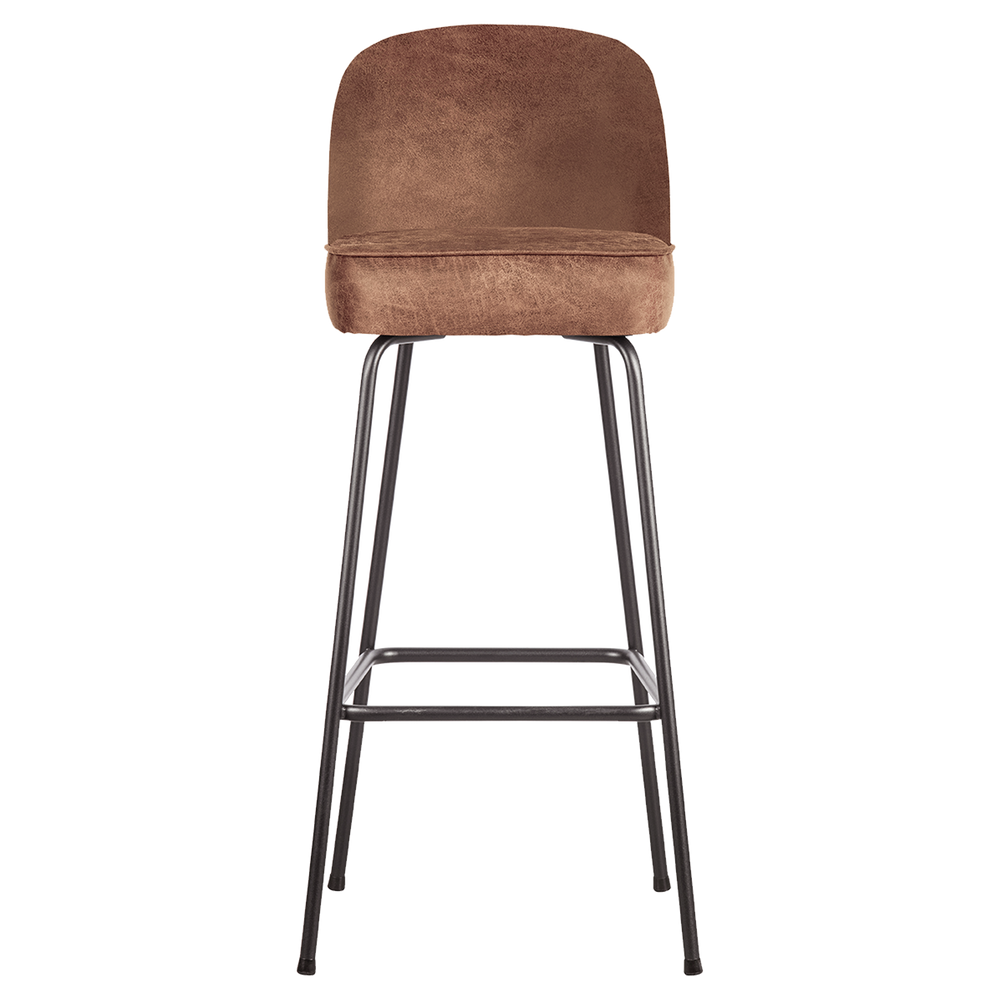 Vogue barhocker 80 cm ecoleder cognac, Vorderansicht