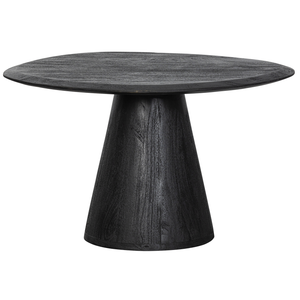 Posture couchtisch mango holz schwarz ø70 cm, Vorderansicht