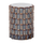 Axu dekorativer beistelltisch ø35x45 cm keramik graublau
