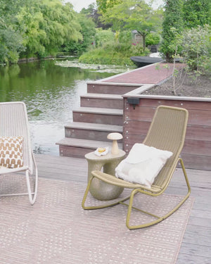 Tom tuin schommelstoel zand