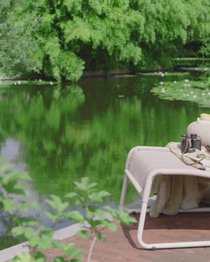 Garten-Loungesessel sand