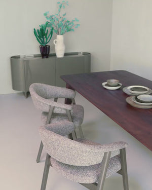 Rubo dining table 220x95 cm mango wood brown