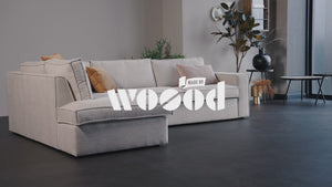 Freddie corner sofa left naturel