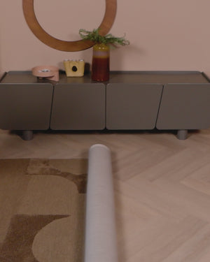Livo rug viscose/wool brown 170x240 cm