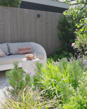Viale 2-seater garden sofa reinforced polymer natural