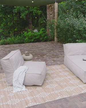 Garten-Loungesessel sand