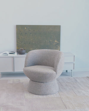 Shuffle draaifauteuil grijs melange