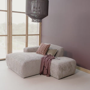 Mojo Base hocker wolle dunkelsand